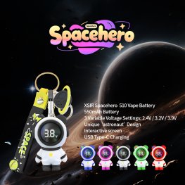 Original 550mah Spacehero cartridge battery 5 colors available