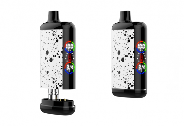 650mah 510 thread conceal battery with led screen